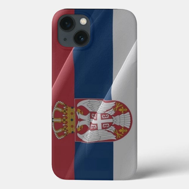 Serbiens flagga - (Baksida)