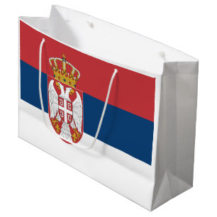 Serbiens flagga