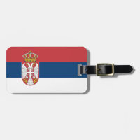 Serbiens flagga
