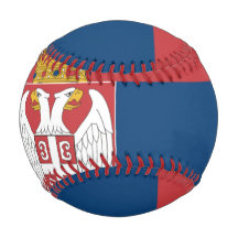 Serbiens flagga Baseboll