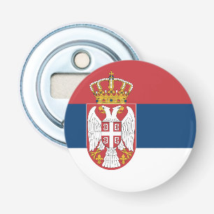 Serbiens flagga flasköppnare