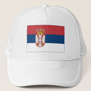 Serbiens flagga keps