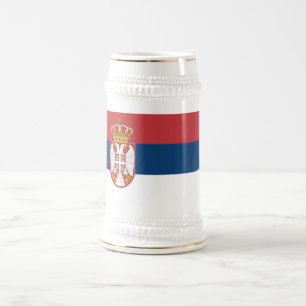 Serbiens flagga sejdel
