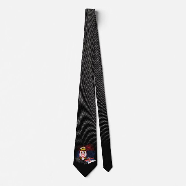 Serbiens flagga slips (Framsida)