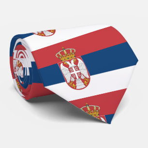 Serbiens flagga slips