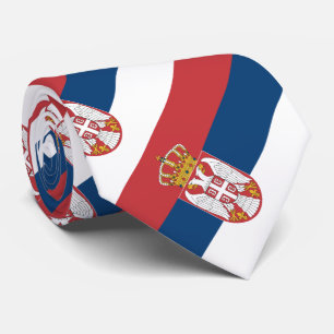 Serbiens flagga slips