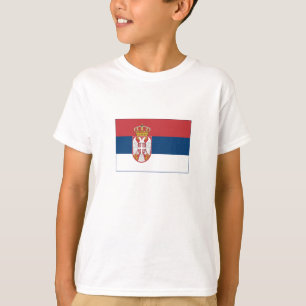 Serbiens flagga t shirt