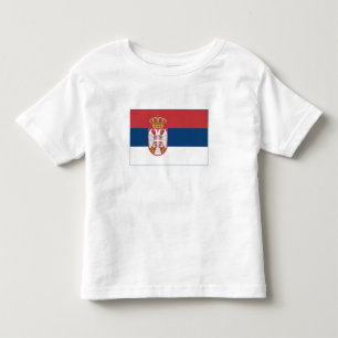 Serbiens flagga t shirt