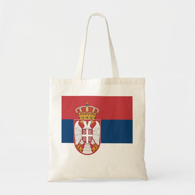 Serbiens flagga tygkasse (Framsidan)