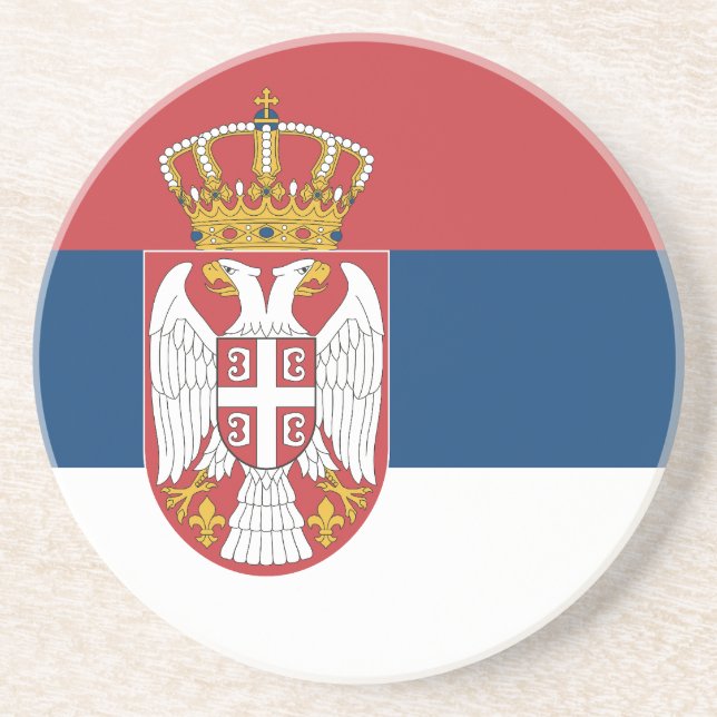 Serbiens flagga underlägg (Framsidan)