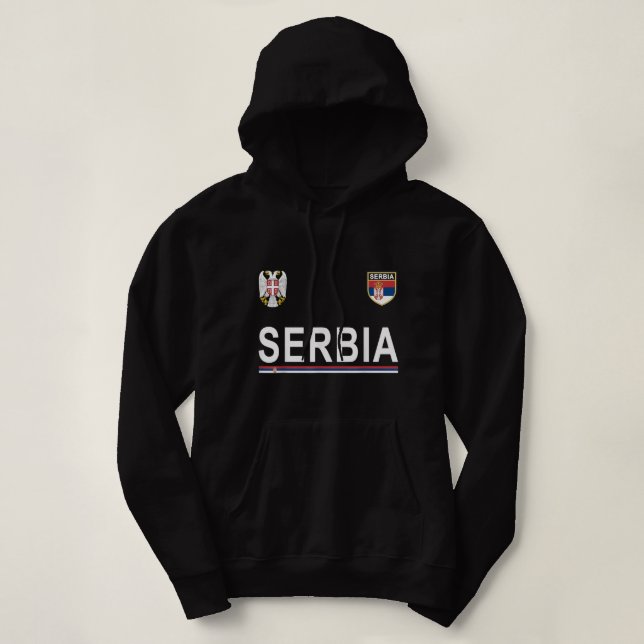 Serbiens fotbollsspelare - Serbiska fotbollsmatche T Shirt (Design framsida)