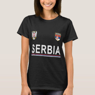 Serbiens fotbollsspelare - Serbiska fotbollsmatche T Shirt