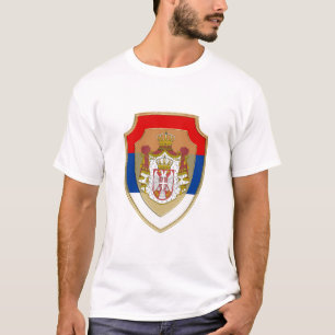 Serbiens medeltida sköld Serbien jackar om arm 1 T Shirt
