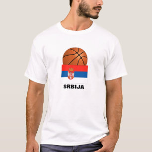 Serbiens nationella basketgrupp tröja
