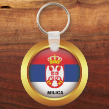 Serbiens patriotiska flagga