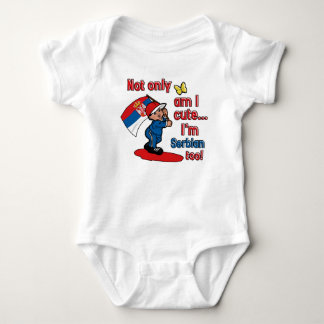 Serbisk bebisdesign tee