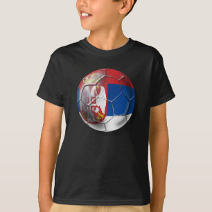 Serbisk fotbollboll för alla älskare av Srbija T Shirt
