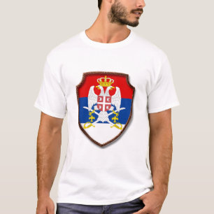 Serbisk medeltida sköld Serbiens statsvapen srb 3 T Shirt