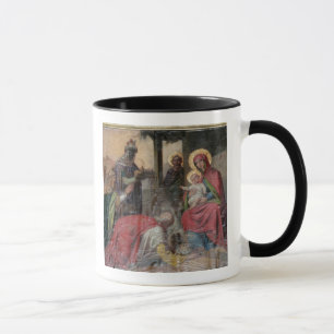 Serbisk-ortodox ikonografi i Valjevo kyrka. - Mugg