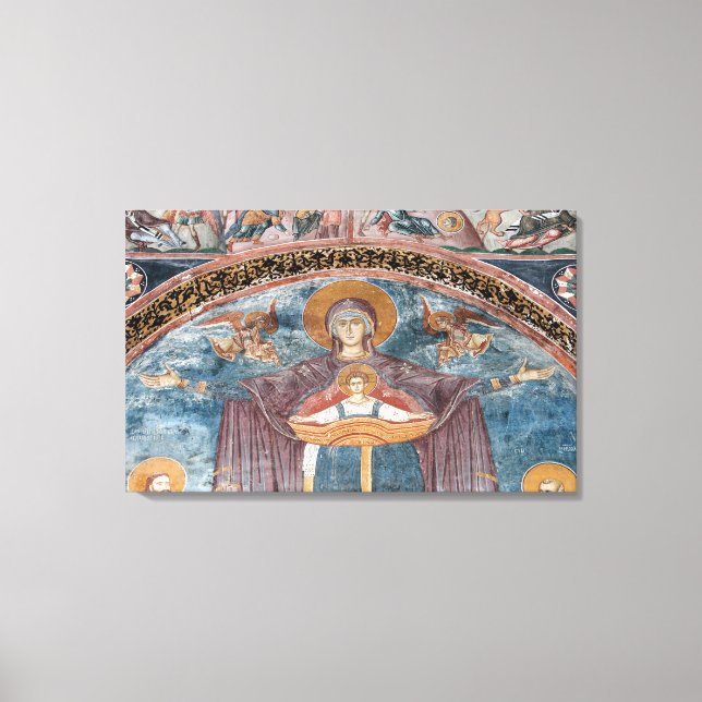 Serbisk-ortodoxa kyrkan, och en UNESCO-plats, 2 Canvastryck (Framsida)