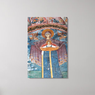 Serbisk-ortodoxa kyrkan, och en UNESCO-plats, Canvastryck