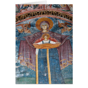 Serbisk-ortodoxa kyrkan, och en UNESCO-plats, Hälsningskort