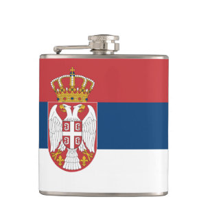 Serbisk statlig flagga fickplunta