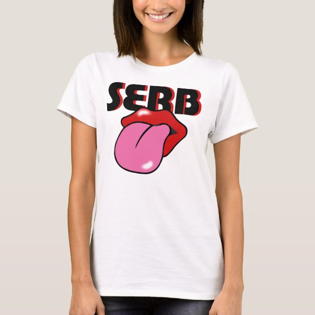 Serbisk T-tröja T-shirt (Framsida)
