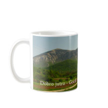 Serbiska berget Rtanj Bra God morgon Souvenir Mugg