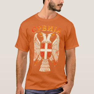 Serbiska Eagle Srbija 12 T Shirt
