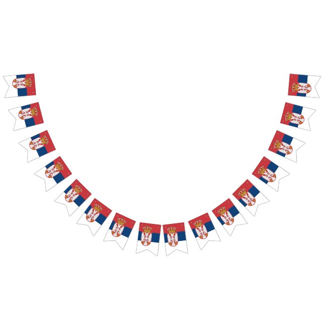 Serbiska Flagga (Alla)