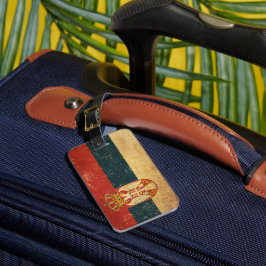 Serbiska Flagga Bagagebricka