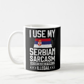 Serbiska Flagga för serber Kaffemugg