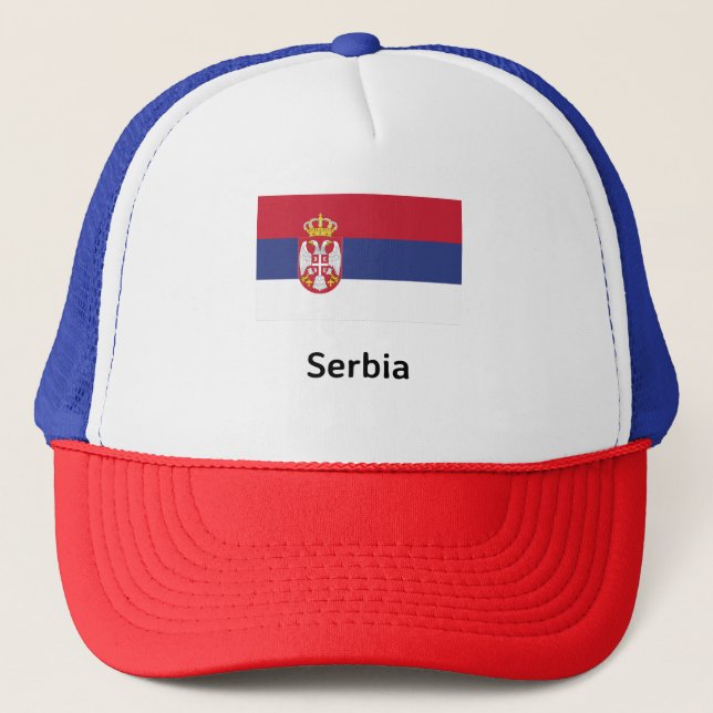 Serbiska Flagga Keps (Framsida)