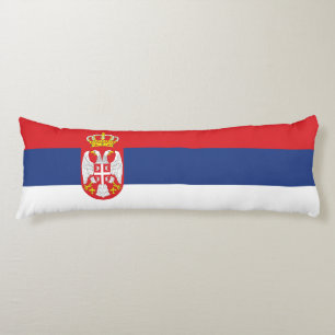 Serbiska flagga kroppskudde