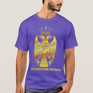 Serbiska Flagga Serbien Ortodox Kor Srbija T Shirt