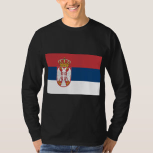 Serbiska Flagga T Shirt