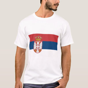 Serbiska Flagga T Shirt