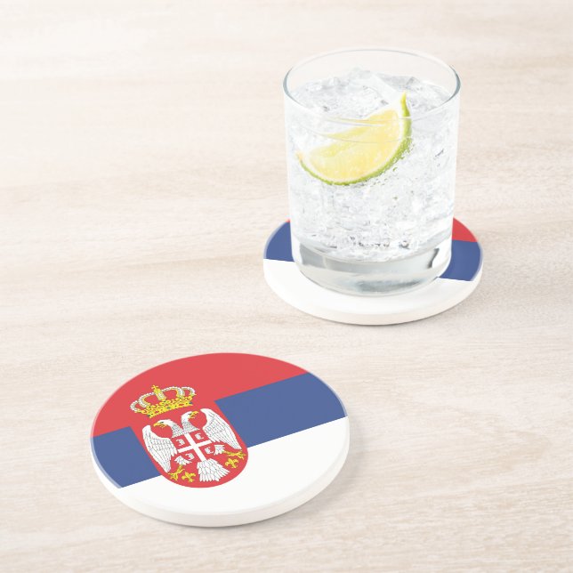 Serbiska flagga underlägg (Sidan)