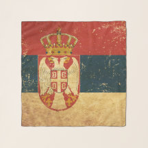 Serbiska flaggan