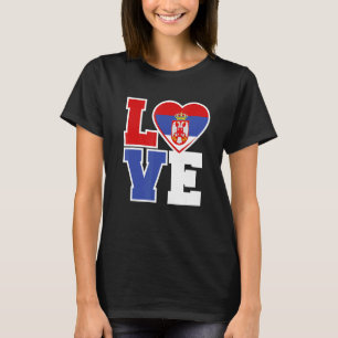 Serbiska Kärlek Serbe Jersey Jebiga Brate Serbias T Shirt
