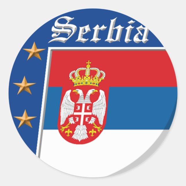 Serbiska klistermärken (Framsida)