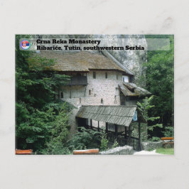 SERBISKA KLOSTER - Crna Reka klostret 2 Vykort