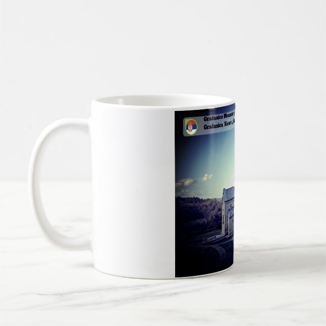 SERBISKA KLOSTER - Gračanica kloster Kaffemugg (Vänster)