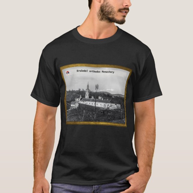 SERBISKA KLOSTER - Krušedol kloster 1906 T Shirt (Framsida)