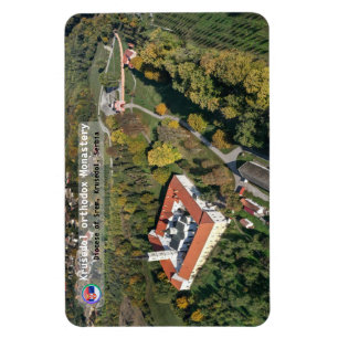 SERBISKA KLOSTER - Krušedol klostret Magnet