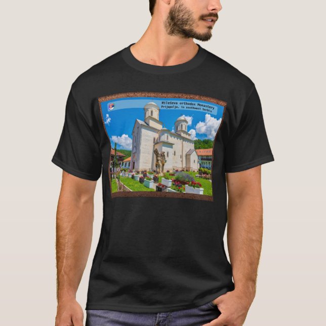 SERBISKA KLOSTER - Mileševa kloster 2 T Shirt (Framsida)