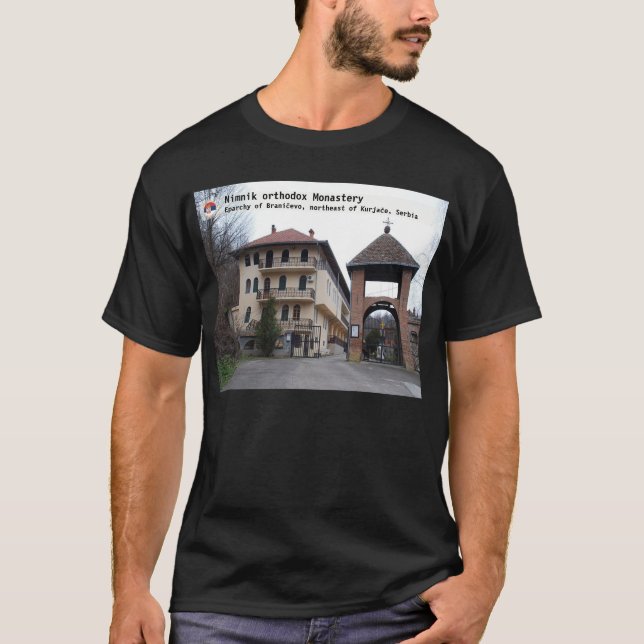 SERBISKA KLOSTER - Nimnik ortodoxa klostret 2 T Shirt (Framsida)