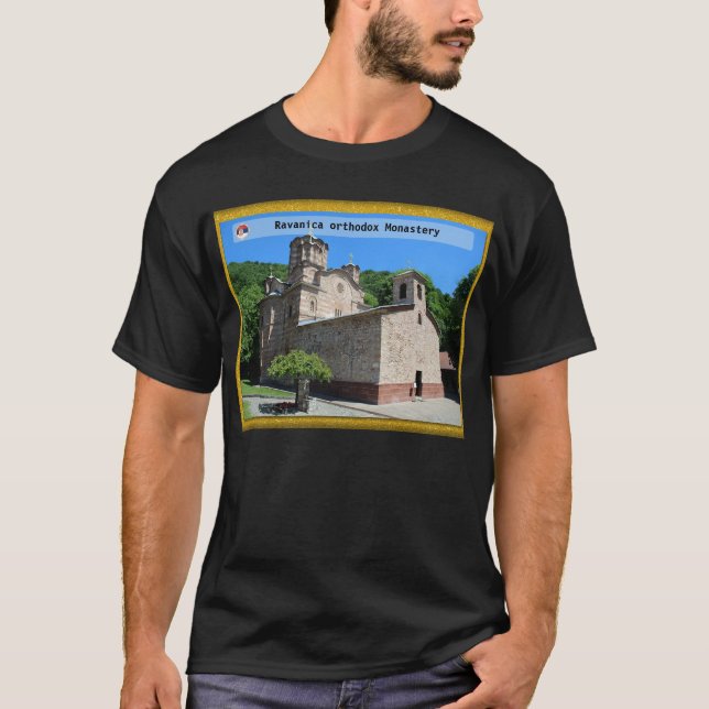 SERBISKA KLOSTER - Ravanica kloster  T Shirt (Framsida)