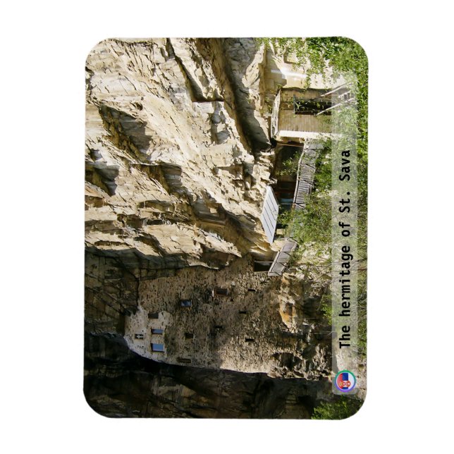 SERBISKA KLOSTER - St. Savas eremitage 2 Magnet (Vertikal)